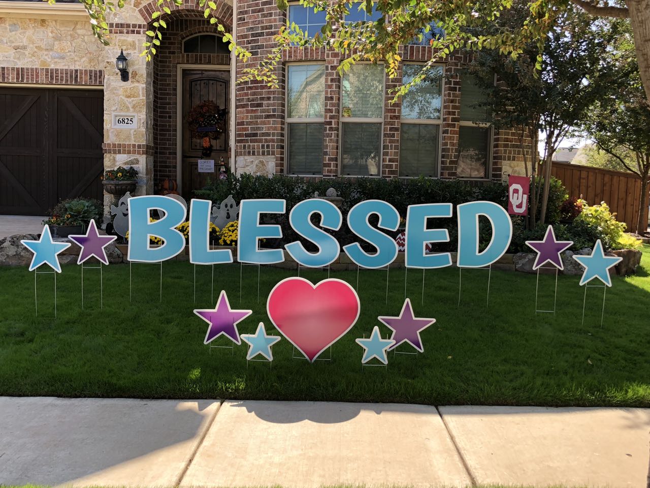 Sign Dreamers Blessed Yard Greeting