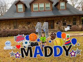 Happy Birthday Yard Greeting